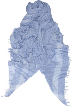 Stella McCartney Two-tone fine-knit scarf