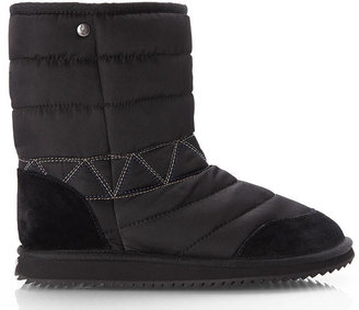 Black Moondance Quilted Boots