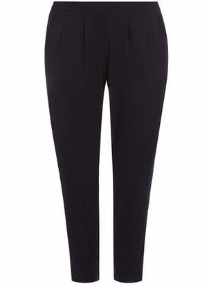 Evans Navy Tapered Trousers