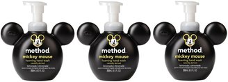 Method Products Mickey Mouse Foaming Hand Wash, Lemonade, 8.5oz, 3pk