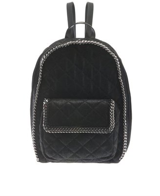 Stella McCartney Falabella quilted faux-suede backpack