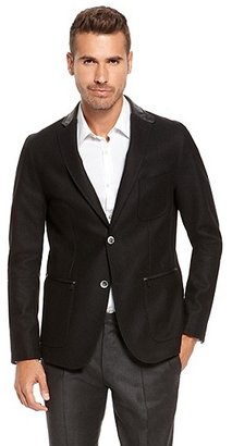 HUGO BOSS Marquel  Slim Fit, Italian Wool Blend Sport Coat - Black