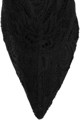 Dolce & Gabbana Stretch-lace thigh boots