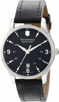 Victorinox Men's 241474 Alliance Black Dial and Strap Watch