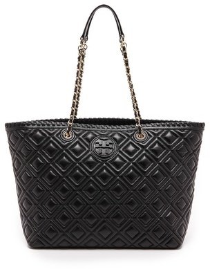Tory Burch Marion Quilted Small E / W Tote