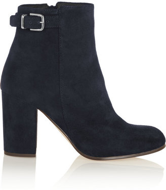 J.Crew Barrett buckled suede ankle boots