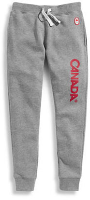 HBC Olympic Collection Girls 7 to 16 Canada Cuffed Sweatpants-GREY-7-8
