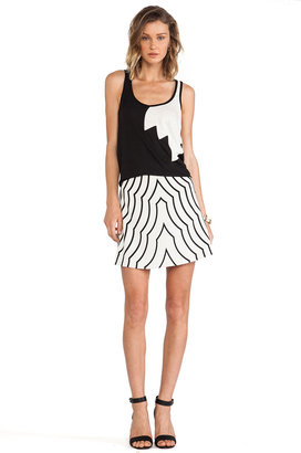 Marc by Marc Jacobs Radio Waves Print Skirt