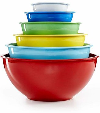 Martha Stewart Collection Set of 6 Melamine Mixing Bowls, Created for Macy's