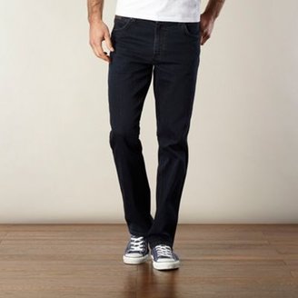 Wrangler Big and tall Texas Stretch dark blue regular fit jeans