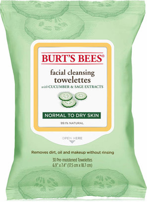Burt's Bees Burt Bees Facial Cleansing Towelettes, Cucumber and Sage, 30 Count