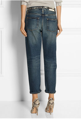 Victoria Beckham Slouch cropped mid-rise boyfriend jeans