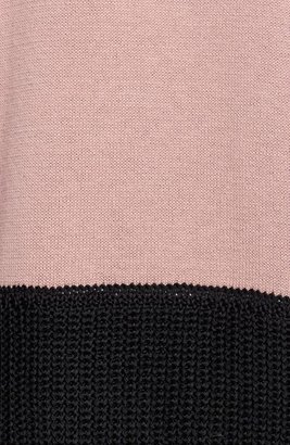 Vince Camuto Colorblock Cotton Blend Sweater