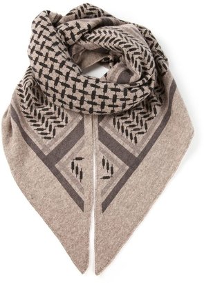Lala Berlin 'Trinity' knit triangle scarf