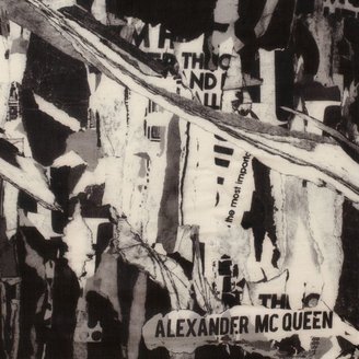 Alexander McQueen Torn Union Jack Skull Scarf