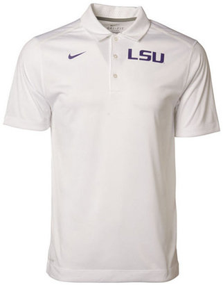 Nike Men's LSU Tigers Elite Coaches Polo Shirt