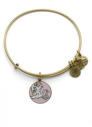 Alex and Ani 'Special Delivery - Pink' Expandable Wire Bangle