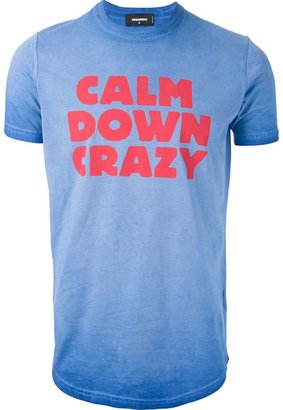 DSquared 1090 DSQUARED2 'Calm Down Crazy' T-shirt