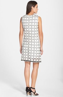 Taylor Dresses Embroidered Sleeveless Shift Dress