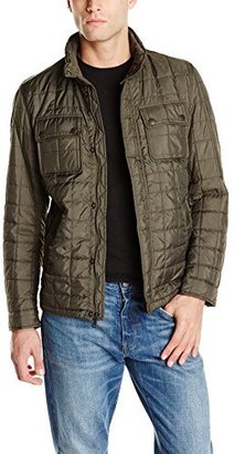 Tommy Hilfiger Men's Quilted Jacket with Concealed Hood