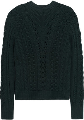 Temperley London Falcon cable-knit wool sweater