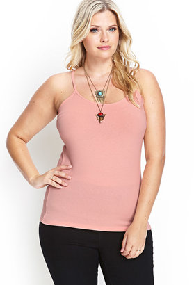 Forever 21 FOREVER 21+ Plus Size Scoop Neck Cami