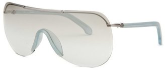 Calvin Klein Women's Semi-Rimless Silver-Tone Sunglasses