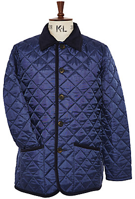 Richard James Mayfair Quilted Jacket, Navy