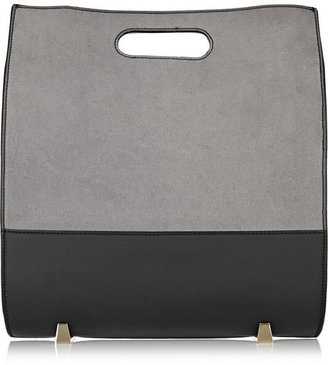 Alexander Wang Chastity rubberized suede and leather tote