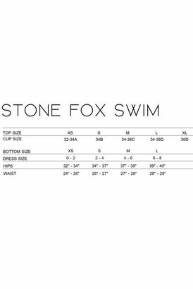 Stone Fox Swim Roxin Bottom in Fire Coral