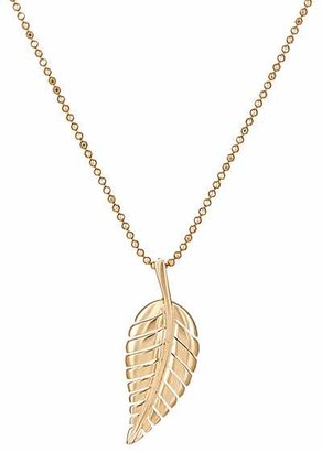 Jennifer Meyer Women's Leaf Pendant Necklace - Rose Gold
