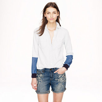 J.Crew Collection painted jean short