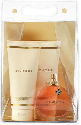St. John Three-Piece Set of Perfume, Luminous Pearl Body Lotion & Essential Pearl Gel