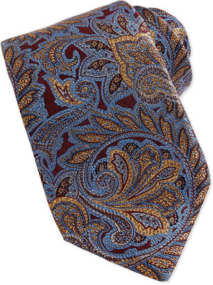 Robert Talbott Woven Paisley Tie, Sky