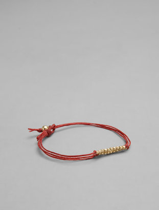 Dogeared Irish Linen Triple Bead Bracelet w/ Bead Closure