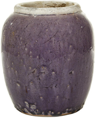 Flamant Home Interiors - Majuro Round Purple Vase - H23cm