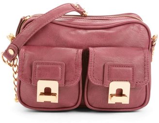 Melie Bianco Double pocket chain messenger bag