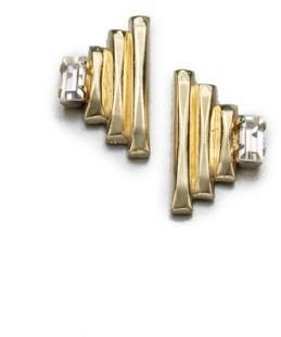 Bing Bang Sacred Geometry Pyramid Earrings/Gold