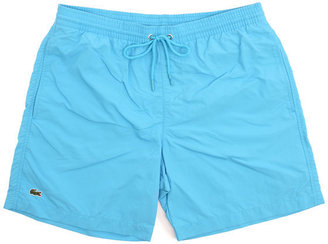 Lacoste Taffeta Blue Printed Swim Shorts