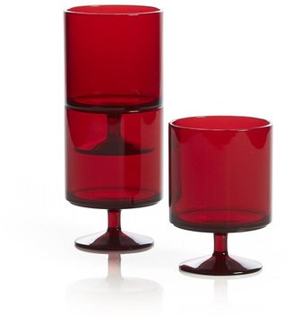 Crate & Barrel Stacking Acrylic Red Wine Glass
