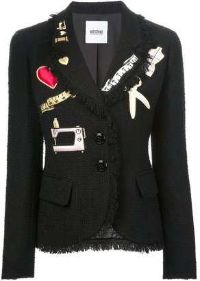 Moschino Cheap & Chic embossed detail blazer