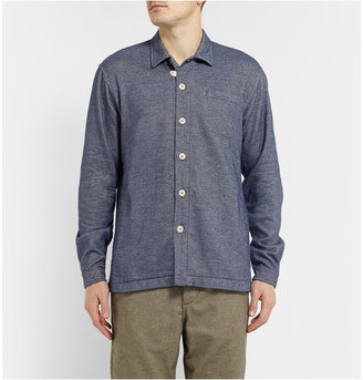 Oliver Spencer Loungewear Lounge Lux Cotton-Flannel Overshirt