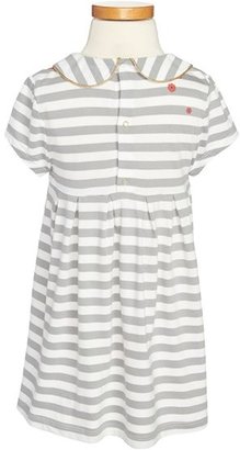 Little Marc Jacobs Stripe Floral Jersey Dress (Toddler Girls)