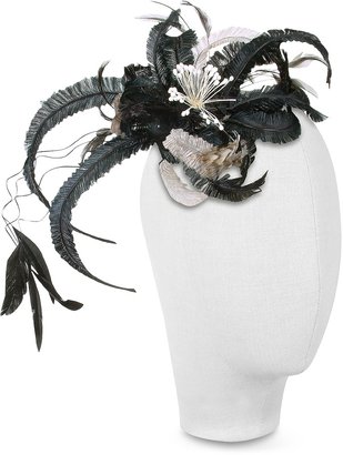 Nana Cilla - Black and White Flower Comb