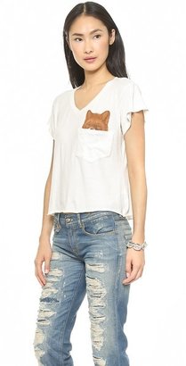 Wildfox Couture Pocket Fox Tee