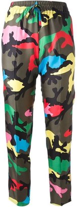 Valentino camouflage cropped trousers
