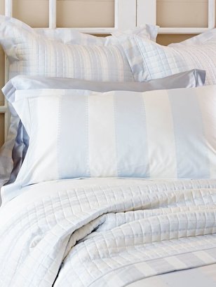 Sheridan Smythson Barely Blue Quilted Square Pillowcase