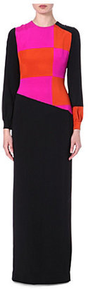 Roksanda Ilincic Jowett colour-block silk gown