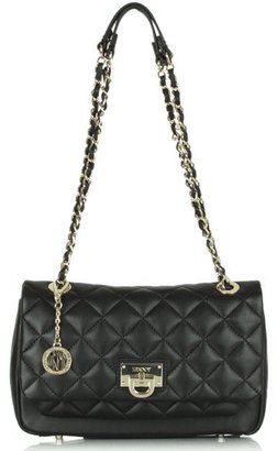 DKNY Black Pasquia Quilted Cross Body Bag