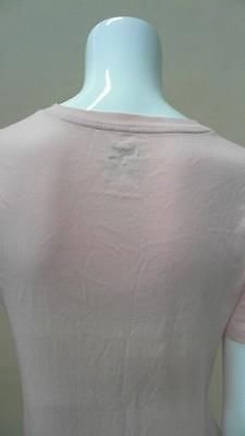 Merona Ultimate Tee Womens M V-Neck T-Shirt Peach Solid Pullover Top CHOP 1ESUz1